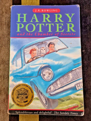 Harry Potter Chamber Of Secrets Book 1st Edition 1st Print UK Ed Softback 1998