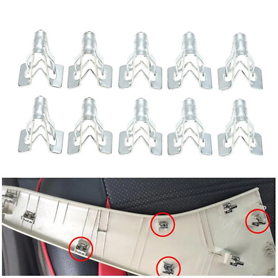 15x Auto Metall Clips Befestigung Armaturenbrett DVD Innenverkleidung Platte