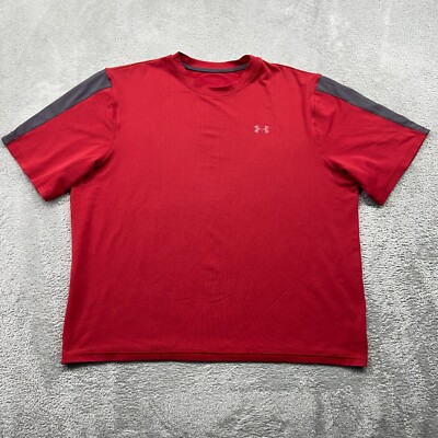 Under Armour Shirt Men's Extra Extra Large Red Outdoors Sportswear Athleisure