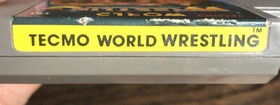 Cartucho Videojuego Tecmo World Wrestling NES Nintendo 1990 Aut&eacute;ntico Retro