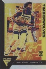 2020-21 Panini Flux - Anthony Edward #202 Sunrise Prizm (RC) SSSP Case Hit 