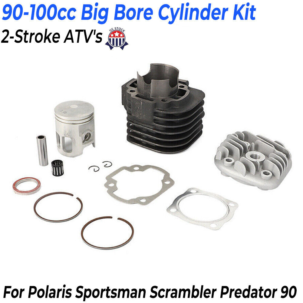 For Polaris 90 Sportsman 90cc Cylinder Piston Kit Pin Clips - Foto 11