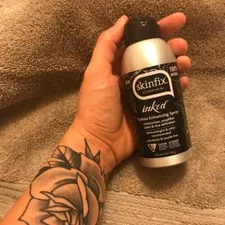 2 X SKINFIX INKED TATTOO ENHANCING SPRAY WORKS AMAZING! 3 OZ. 100% NATURAL! DEAL