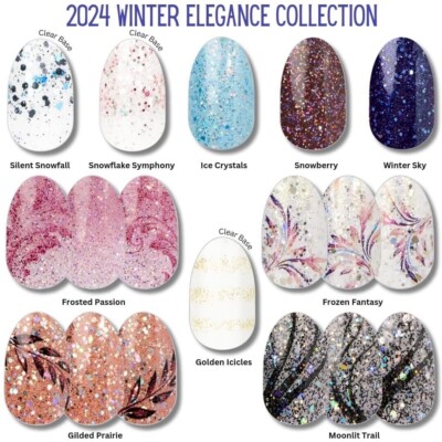   HOLIDAYS Color Street Christmas 100% Nail Polish Strip Glitter WINTER   