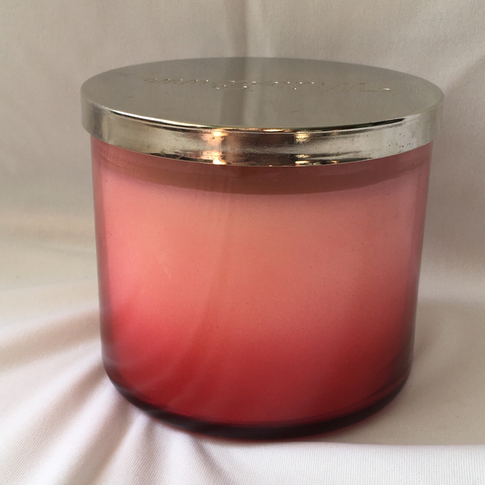 BATH & BODY WORKS WHITE BARN WATERMELON LEMONADE 3 WICK SCENTED CANDLE