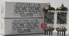 ECC82 Telefunken Diamond Bottom Made in Germany Amplitrex Tested