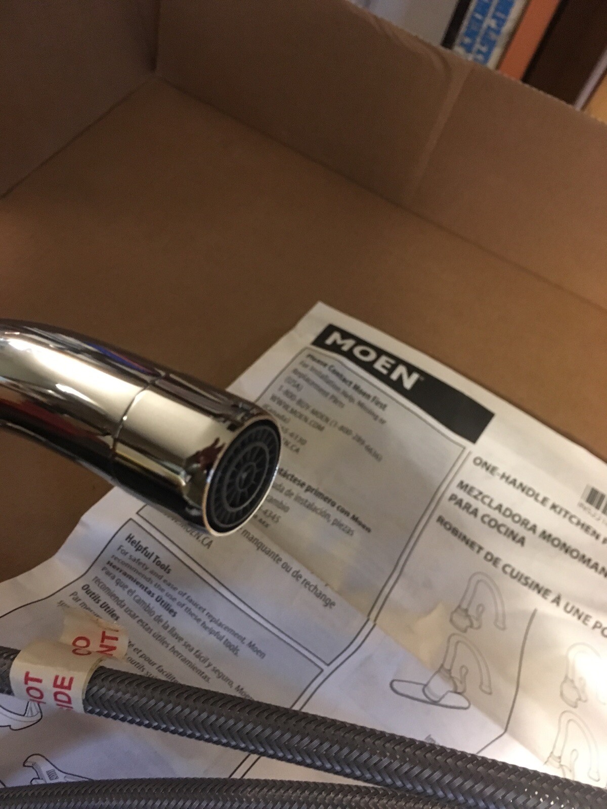 MOEN 87702 Sombra SingleHandle Standard Kitchen Faucet List 400 eBay