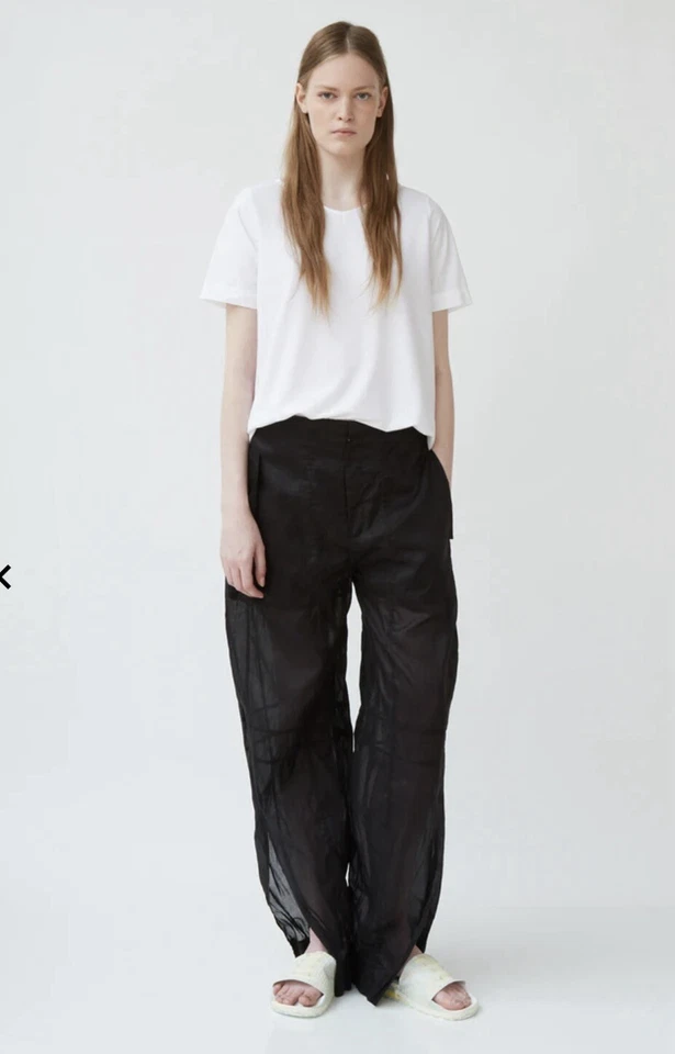 JIL SANDER Women’s Black Guido Gw Trousers Size 38 Nwt
