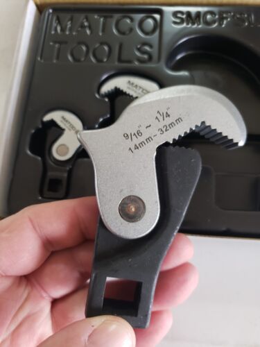 Matco Tools SMCFSLM3 3 piece spring loaded crowfoot wrench set - Picture 3 of 6