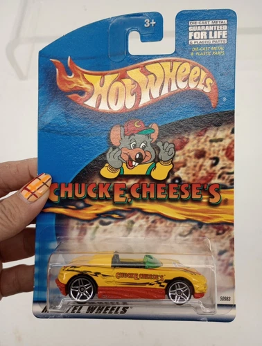 Vtg 2000 Hot Wheels Chuck E Cheese's Car Chuckie Cheese  New Sealed Package