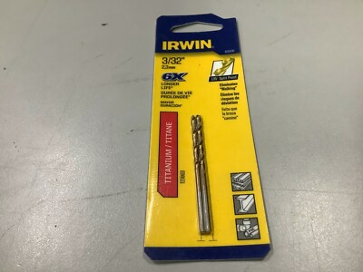 IRWIN INDUSTRIAL Tool 63910 Single Titanium-Coated High-Speed Steel Drill Bit IRWIN INDUSTRIAL Tool 63910 Single Titanium-Coated High-Speed Steel Drill Bit