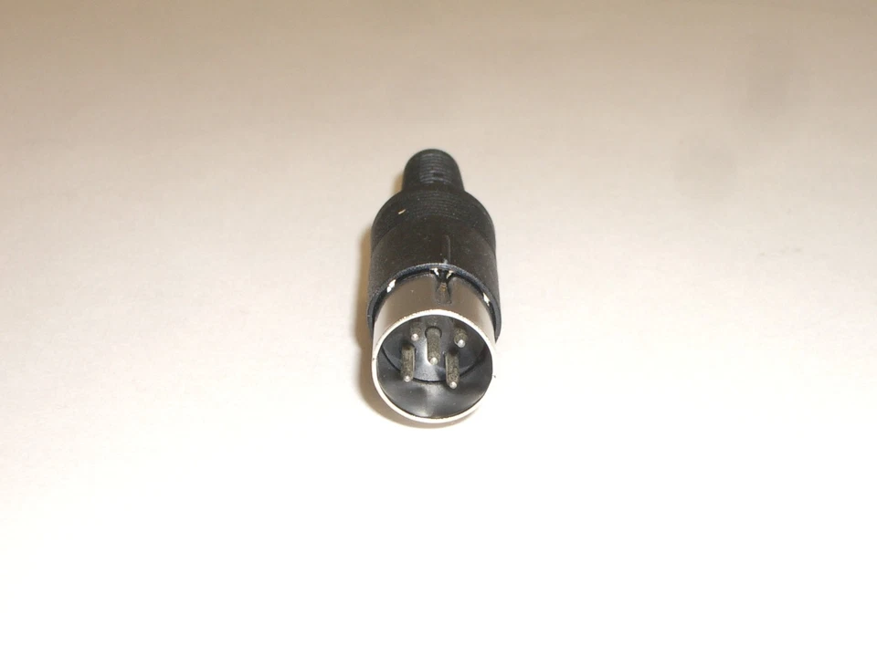 PHILMORE ETA4 1PC 5-PIN 360 DEGREE MALE DIN MICROPHONE IN-LINE CONNECTOR PLUG - Image 2 of 3