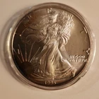 American Silver Eagle Coin, 1995 - 1oz .999 Fine Silver, Toning