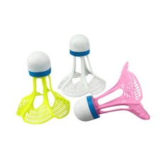 3Pcs Windproof Badminton Shuttle Balls Exercise Stable Badminton Shuttlecocks