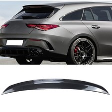 Heckspoilerlippe Flügel Lippe Für Benz CLA X118 CLA45 2019-2022 Kohlefaser Optik