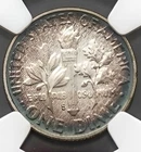 1961 Roosevelt Dime NGC PF66 Proof Silver 10C – Attractive Rainbow Toned Reverse
