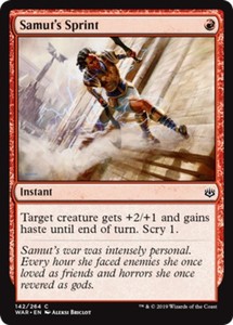 Samut's Sprint 142/264 War of the Spark Common