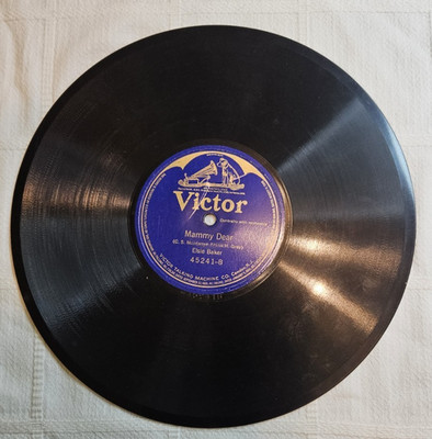 ELSIE BAKER Hush A Bye,Baby Mine/Mammy Dear RCA VICTOR 45241  78rpm