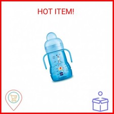MAM Trainer Sippy Cup for Toddlers 1-3, 8 oz. Transition Drinking Cup with Extra