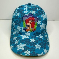 Disney on Ice The Little Mermaid Baseball Hat Cap Ariel Strapback Blue Youth