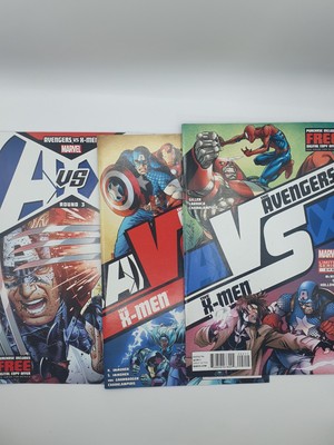Marvel Avengers Vs Xmen Comic Books X3 Great Conditio Comics Super Heroes