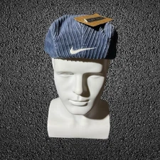 Rare 90s Nike Corduroy Hunting Cap Blue L Men ZICO Worn DS