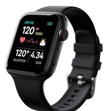 Smart Watc 42mm Touchscreen Fitness Watch w/Heart Rate Monitor&SpO2 StepCounter