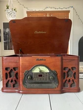Electrohome Wellington Music System Record Player Turntable Vintage # EANOS502