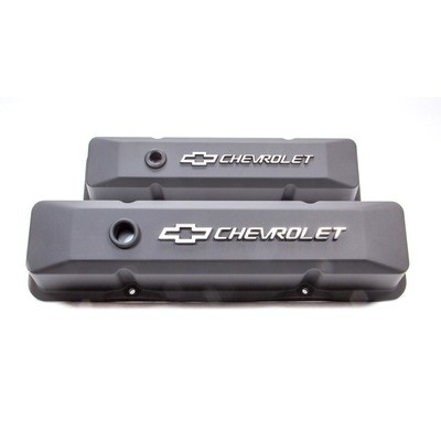 Proform 141-119, Pair Valve Cover for SB Chevy Die-Cast Tall Baffled Aluminum