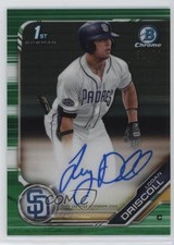 2019 Bowman Draft Chrome Pick Green Refractor 31/99 Logan Driscoll Auto 0b5