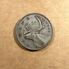 1941 Canada Quarter - 80% Silver - George VI - Circulated