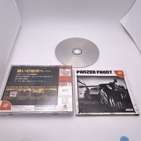 ASCII Panzer Front Sega Dreamcast Simulation War Tank NTSC-J Japan Manual