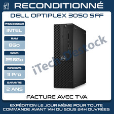 DELL OPTIPLEX 3050 SFF / INTEL i5-6500 - 3.20Ghz / 8 Go DDR4 / 256Go SSD