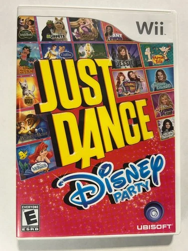 Just Dance: Disney Party (Nintendo Wii, 2012) **TESTED** w/Case and Artwork