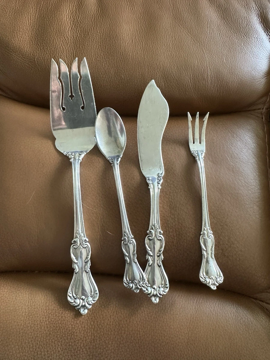 Reed & Barton Antique US Sterling Silver Marlborough Fork for sale
