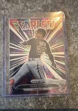 2022 Panini Prizm - Fearless Juan Soto #FL-11 Silver Prizm