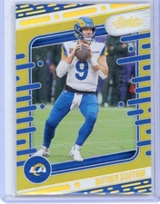 Matthew Stafford Gold Spectrum /10: 2024 Absolute Football. LA Rams star QB! 