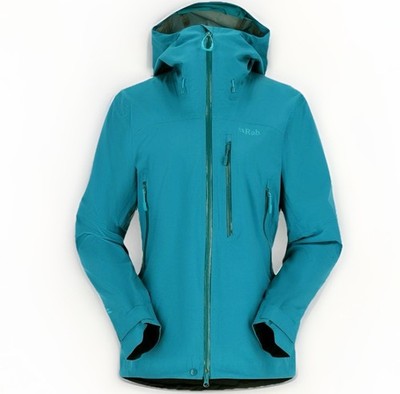 Rab Womens Firewall Waterproof Jacket Ultramarine Blue UK8 BNWT £255