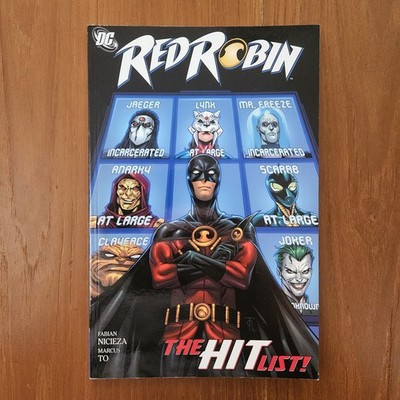 Red Robin: The Hit List DC Comics TPB 2011 OUT OF PRINT & HTF OOP Batman Trade