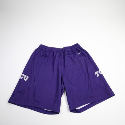 TCU Horned Frogs Nike Team Practice Shorts Men's Purple/White Used
