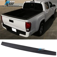 Fits 16-23 Toyota Tacoma Trunk Tailgate Molding Cap Top Protector Matte Black PP