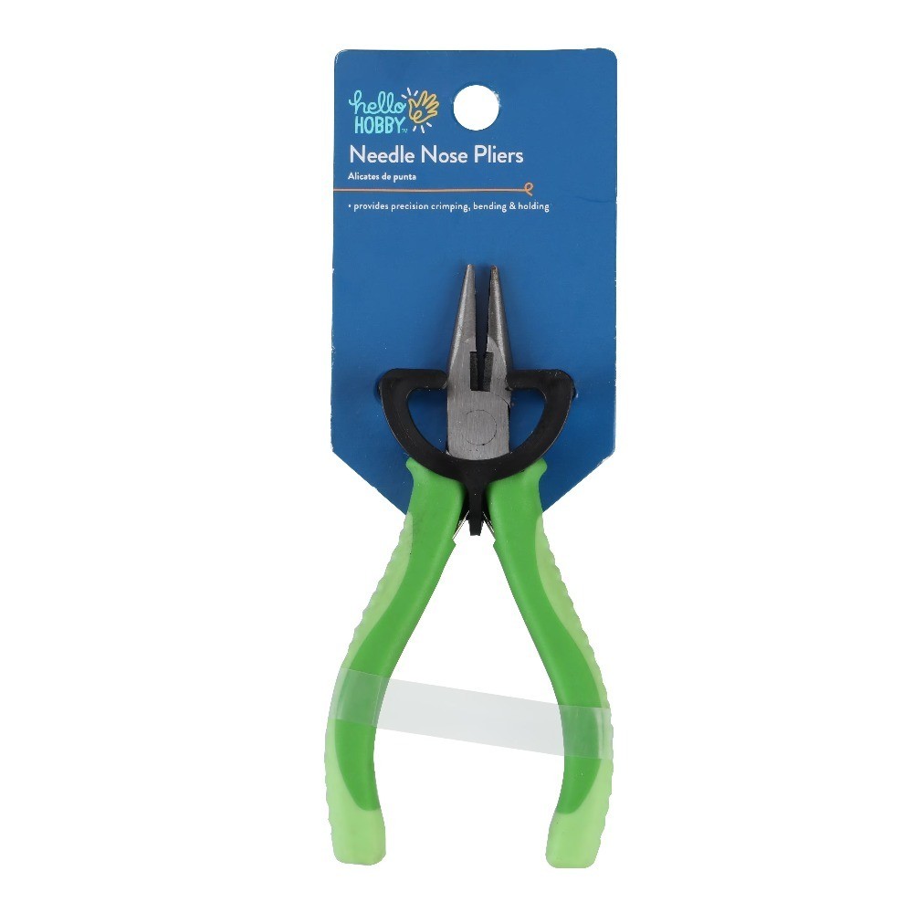 Needle Nose Pliers with Comfort Grip for Jewelry Making and Crafting
