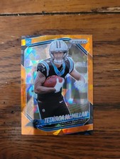 Panini Prizm 2025 Orange Prizm Tetairoa McMillan #311 Panthers Rookie Football