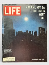Life Magazine: "5:28 pm, Nov 9: The Lights Went Out" (November 19, 1965) Life Magazine: "5:28 pm, Nov 9: The Lights Went Out" (November 19, 1965)
