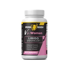 PeakBody V for Women: Advanced Female Libido & Sexual Wellness Supplement 60ct