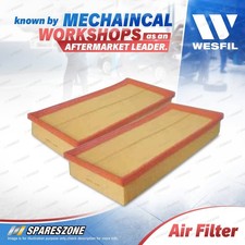 2 x Wesfil Air Filters for Porsche Cayenne 92A S S1 S2 3.6L 4.2L 4.5L 4.8L 03-18