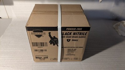 Wrap Tite small black nitrile goves