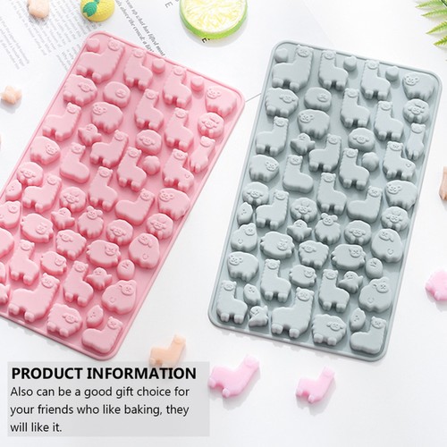2Pcs Chocolate Baking Molds Silicone Mold Animal-Shape Candy Silicone Mold - Picture 8 of 12