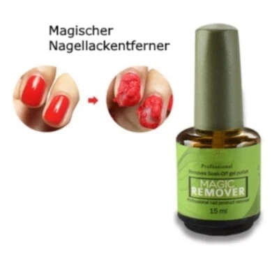 MARKENLOS Gel Polish Remover Magic Remover Gel Nail Polish Remover 15ml (including for Gel & UV)