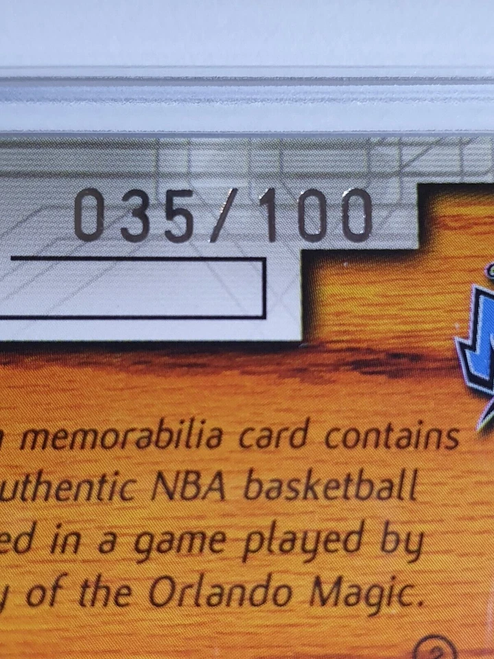 Flair Tracy McGrady 2002 #parche/100 camiseta usada en juegos y muestra de pelota - rara Foto 4 de 4